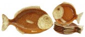 (7) ITALICA ARS CERAMIC FISH P