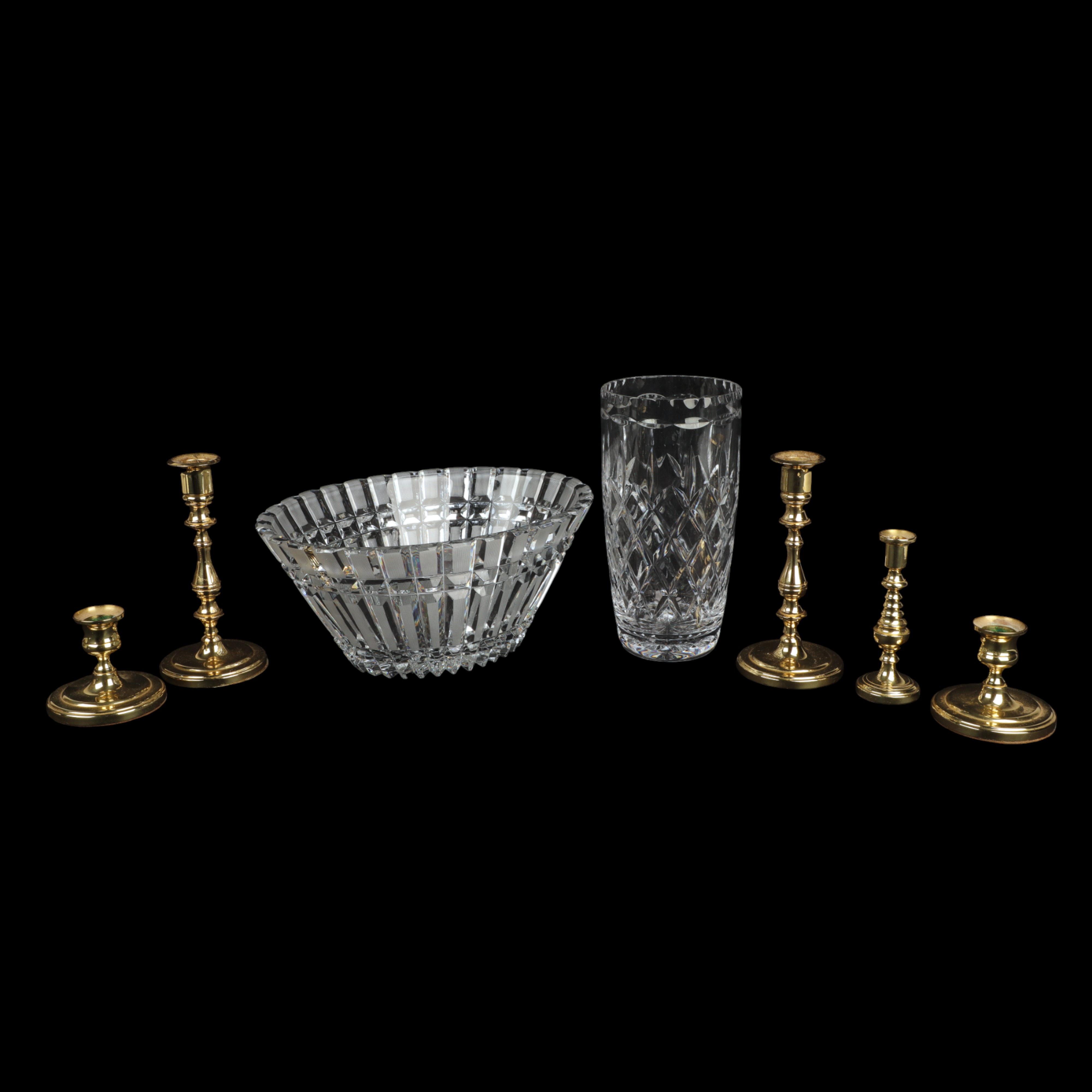 (7) Items, c/o Royal Doulton cut