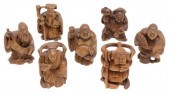 (7) JAPANESE TOSHITAMI CARVED
