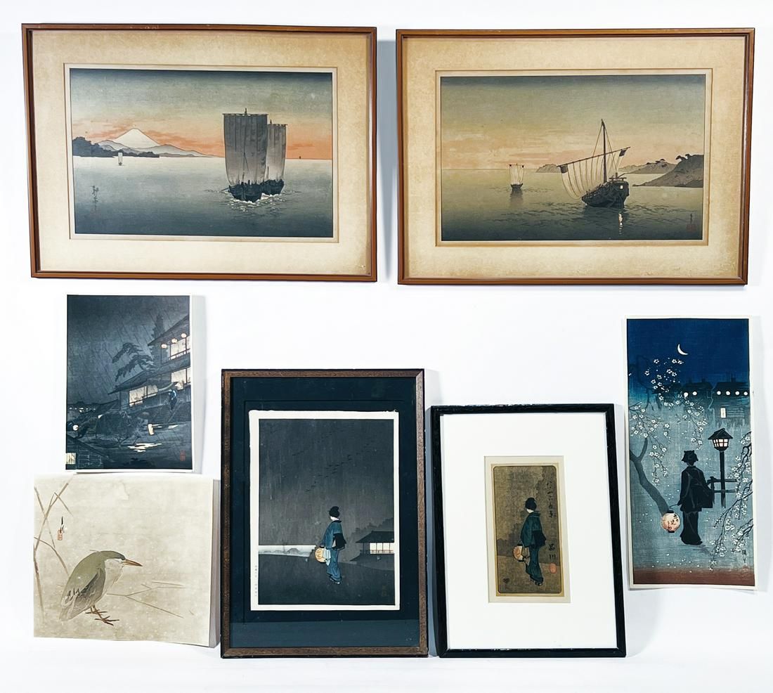 7 JAPANESE WOODBLOCK PRINTS7