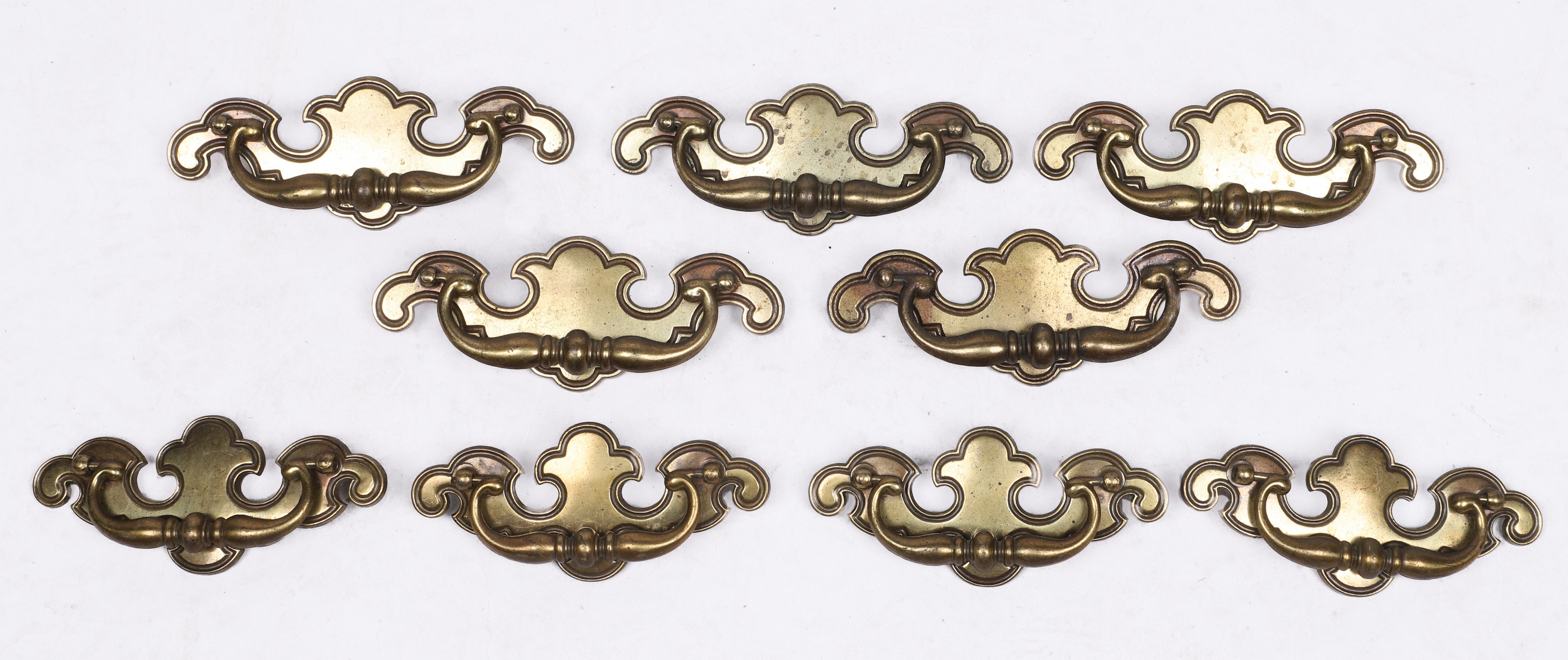 (7) Keeler Brass Co embossed
