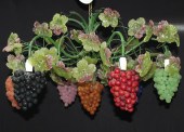 7 LIGHT VENETIAN GLASS CHANDEL