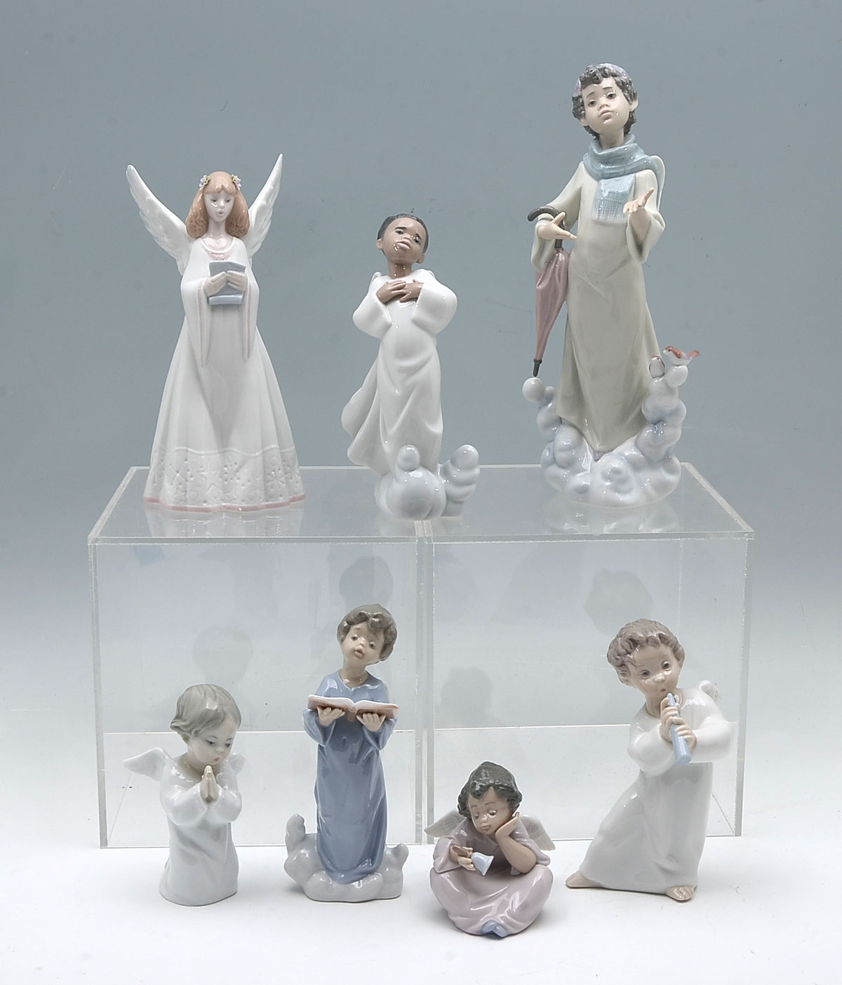 7 LLADRO ANGELS: 1) Little Angel