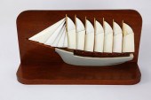 7-MASTED SAILING VESSEL BRACKE