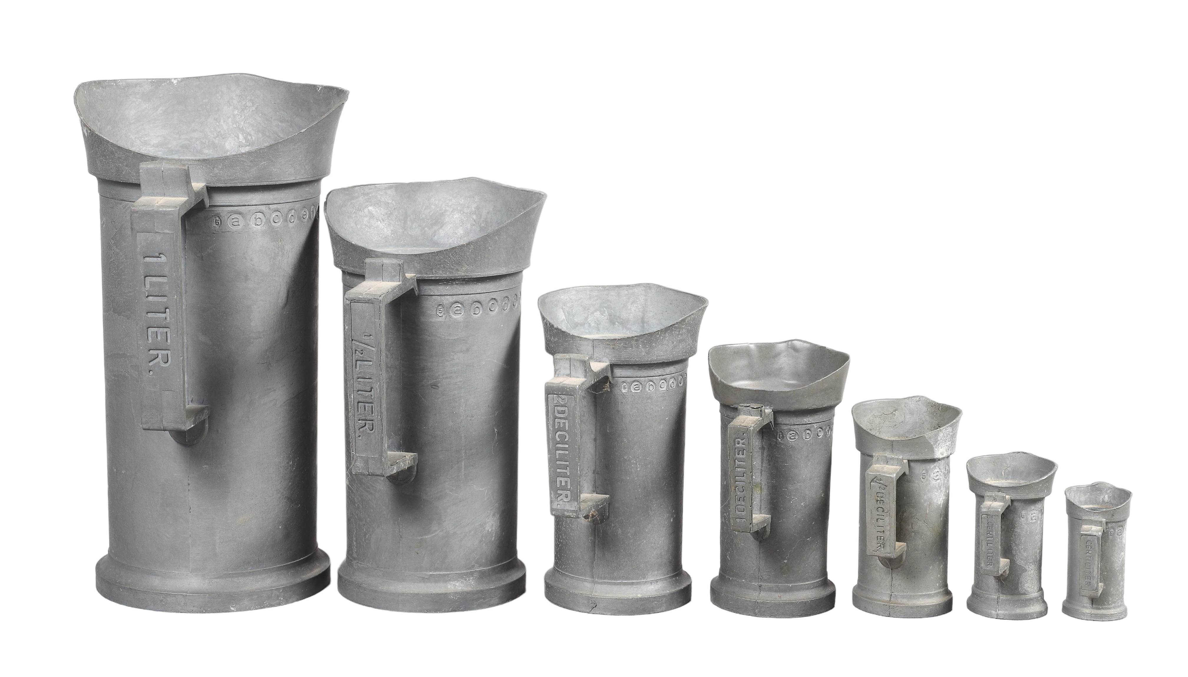 (7) Matching tankard pewter