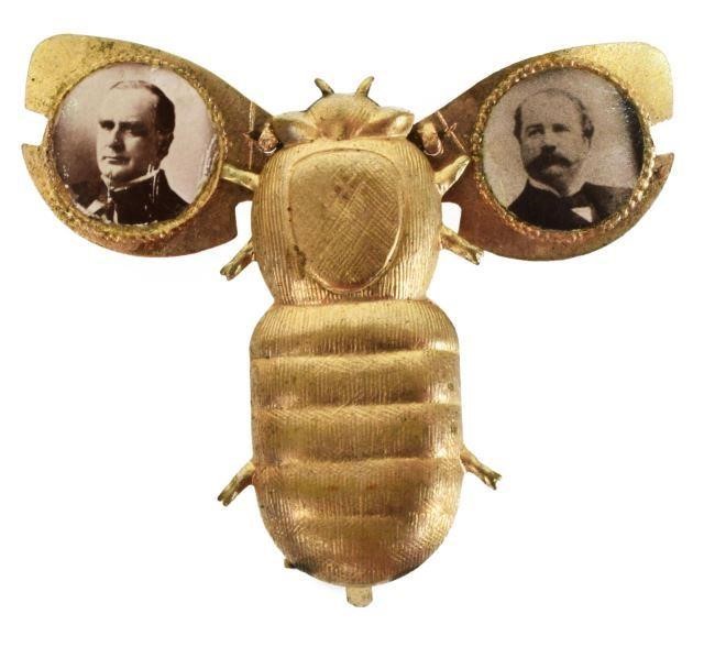 (7)  MCKINLEY HOBART 1896 GOLD