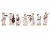 7 MEISSEN GIRL MUSICIANS 19/20