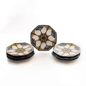 7 METTLACH PLATES WITH ELDER B