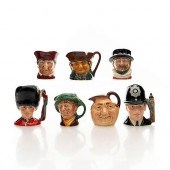 7 MINI ROYAL DOULTON CHARACTER