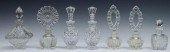 (7) MOLDED GLASS PERFUME SCENT
