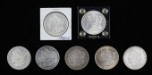 7 MORGAN SILVER DOLLARS1- 1892
