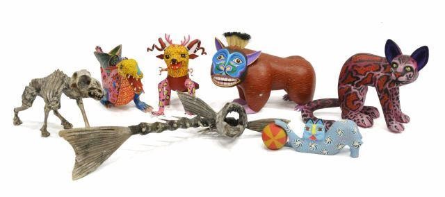 (7) OAXACA MEXICO CARVED &