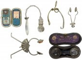 (7) OPERA GLASSES, FAN, SHELL