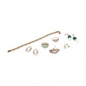 (7) Pc 14K Jewelry group to in