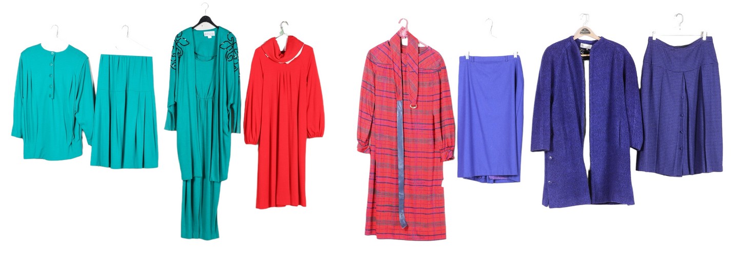 (7) Pc 70's/80's garment group to