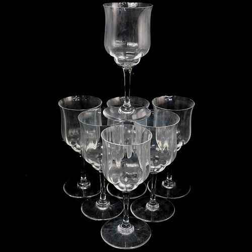 (7 PC) BACCARAT CRYSTAL WINE