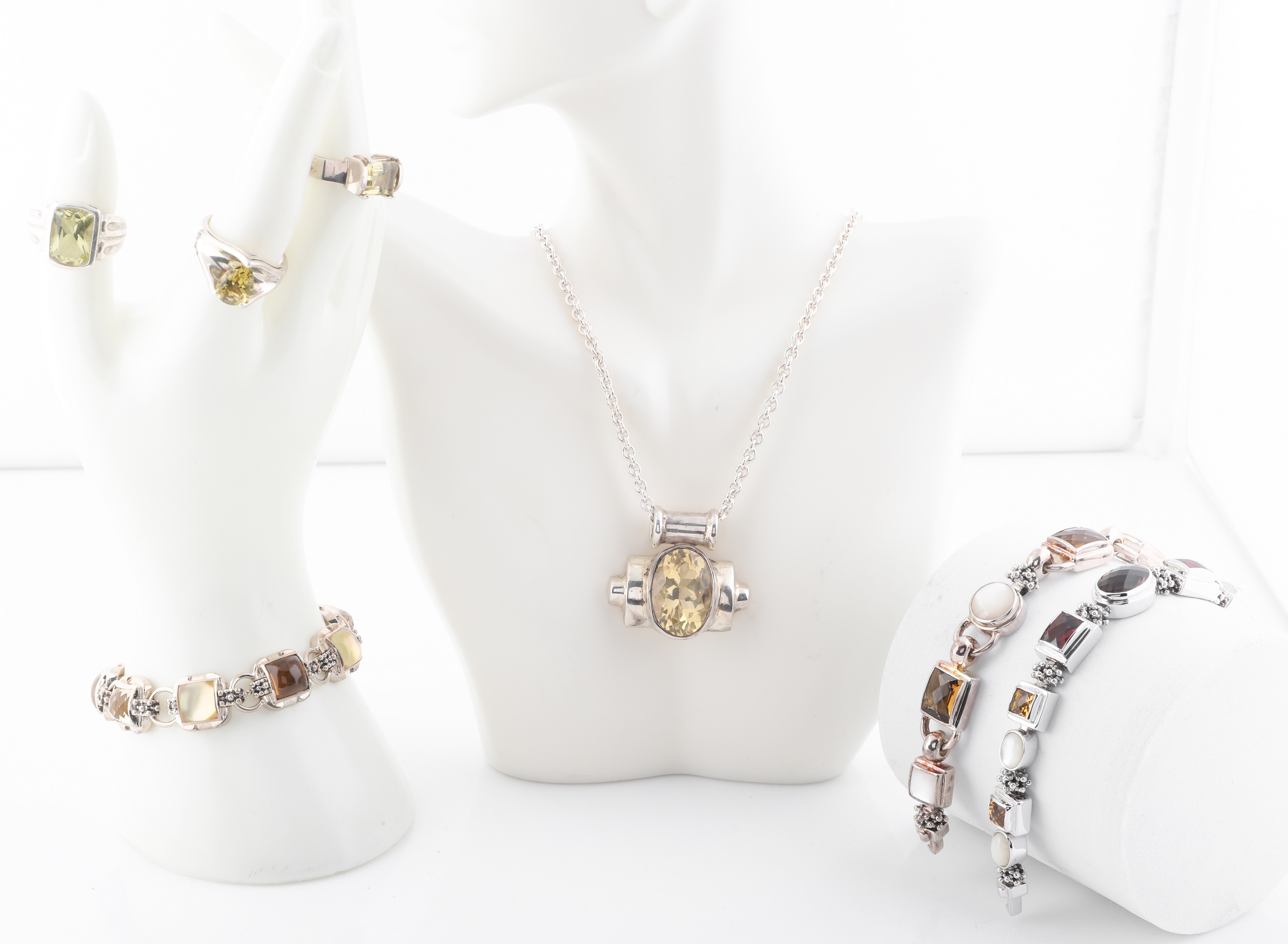 (7) Pc jewelry grouping to