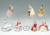 7 PC LOT ROYAL DOULTON LADIES: