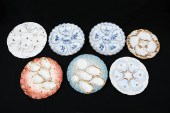 7 PC. OYSTER PLATE COLLECTION: