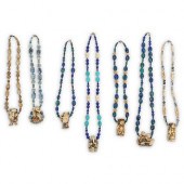 (7 PC) PAULETTE BONE, RESIN AN
