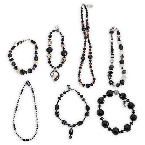(7 PC) PAULETTE ONYX AND SEMI
