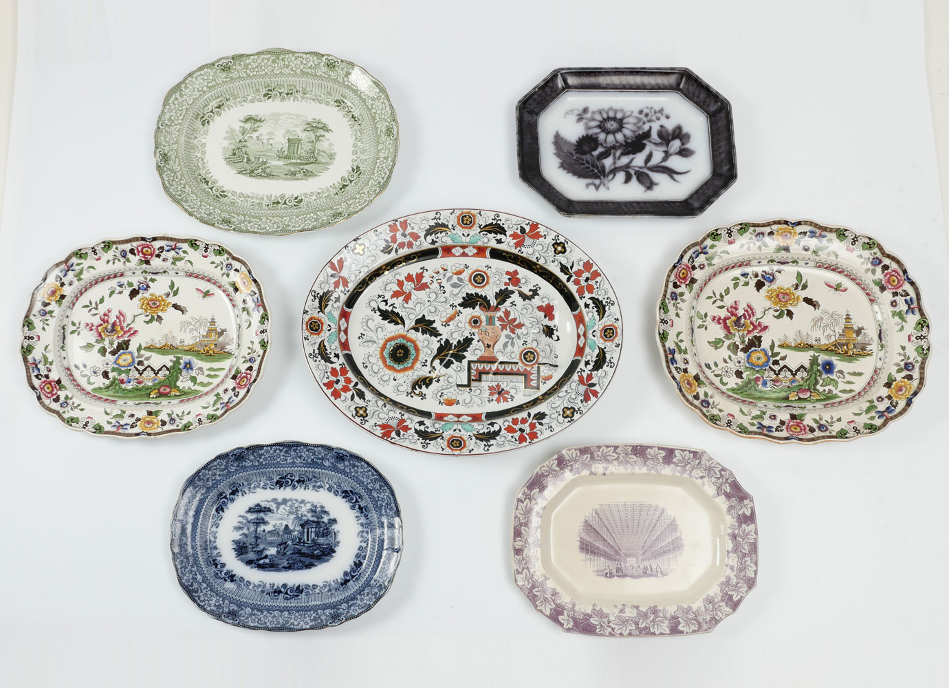 7 PC. PLATTER COLLECTION: