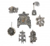 7 PC ROBERT LARIN PINS & PENDA