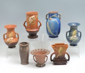7 PC. ROSEVILLE POTTERY COLLEC