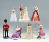 7 PC ROYAL DOULTON ROYAL WEDDI