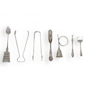 ( 7 PC) STERLING SILVER TABLEW