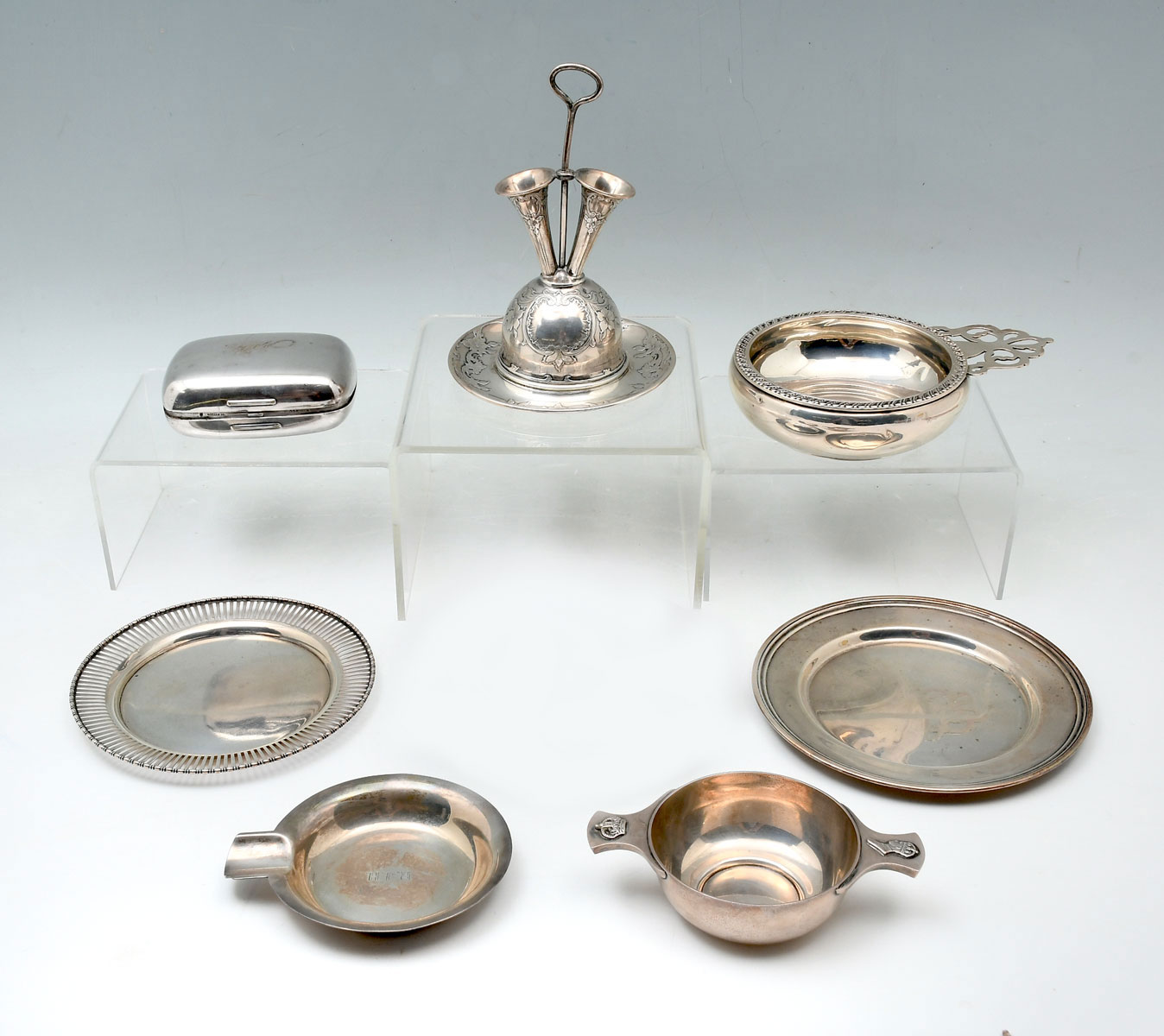 7 PC. STERLING SILVER COLLECTION: