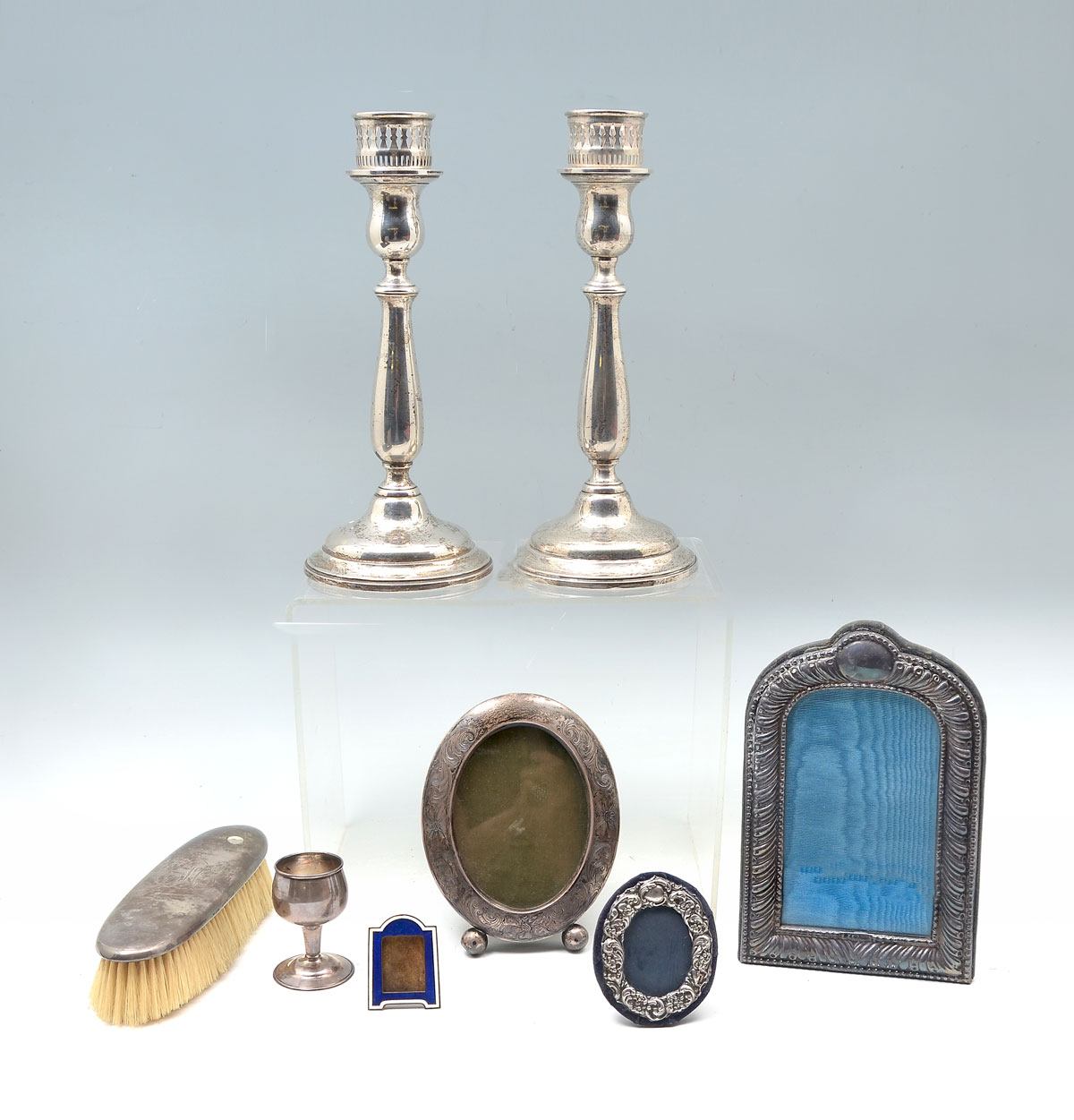 7 PC. STERLING SILVER COLLECTION: