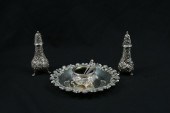7 PC. STERLING SILVER REPOUSSE