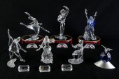 7 PC. SWAROVSKI FIGURINES WITH