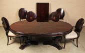 7 PC. TRANSITIONAL STYLE DININ