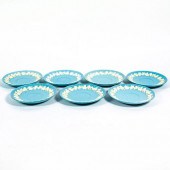 7 PC WEDGWOOD EMBOSSED QUEENSW