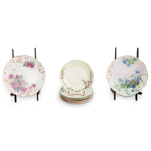 (7 PCS) ANTIQUE LIMOGES &