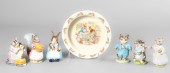 (7) Pcs Beatrix Potter porcela