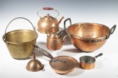 (7 PCS) COPPER & BRASS VESSELS