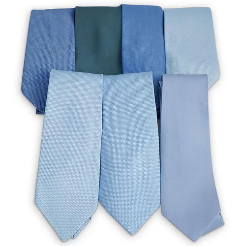(7 PCS) HERMES SILK NECKTIE GROUP -