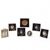 7 PCS, MINIATURE PORTRAIT PAIN