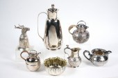 (7 PCS) MISC SILVER PLATE - In