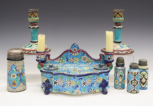 7 PCS OF FRENCH CERAMICSSeven