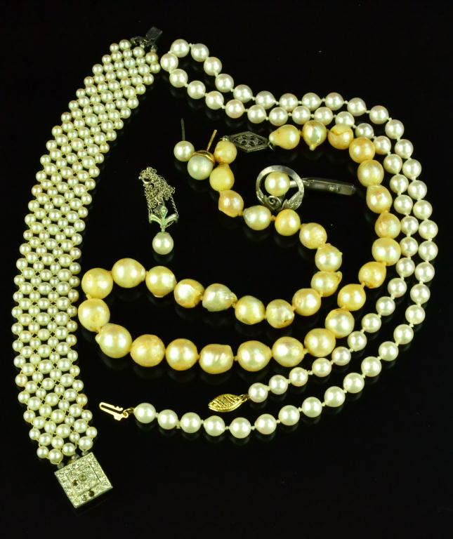 (7) Pcs. Pearl JewelryTo include