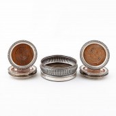 7 PCS, STERLING SILVER COASTER