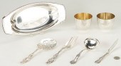 7 PCS. STERLING SILVER, INCL.