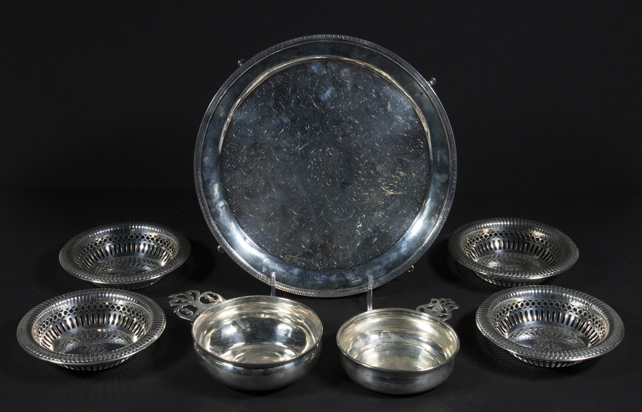 (7 PCS) STERLING SILVER SERVING