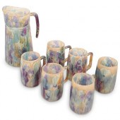 (7 PCS) VINTAGE ART GLASS LEMO
