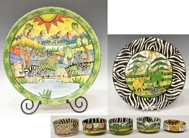 (7) PENZO ZIMBABWE HAND-PAINTED