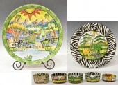 (7) PENZO ZIMBABWE HAND-PAINTE